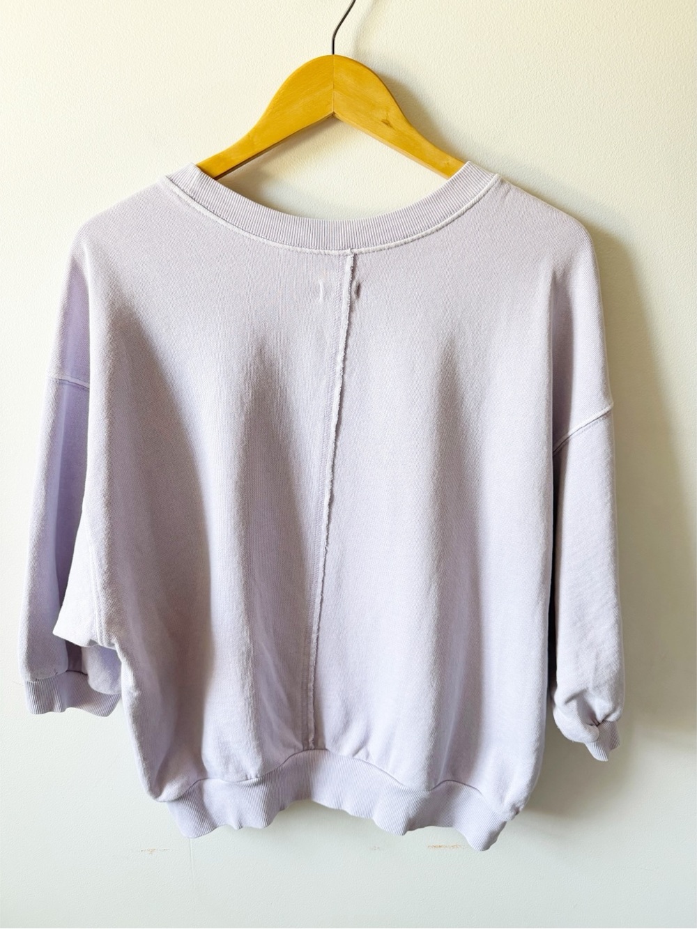 Pilcro Lavender Pullover Crewneck Sweatshirt - Picture 2 of 5